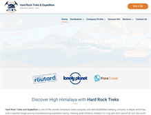 Tablet Screenshot of hardrocktreks.com